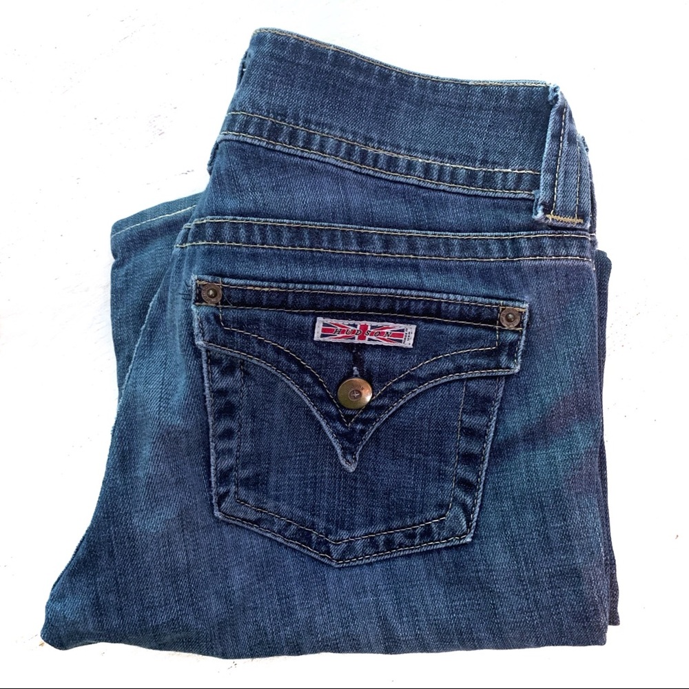 Hudson Jeans Flap Pocket Boot Cut Sz 28